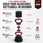 How to build adjustable kettlebell in seconds with Home Gymer Pro Set - 7-in-1 bonus feature - Pro Set